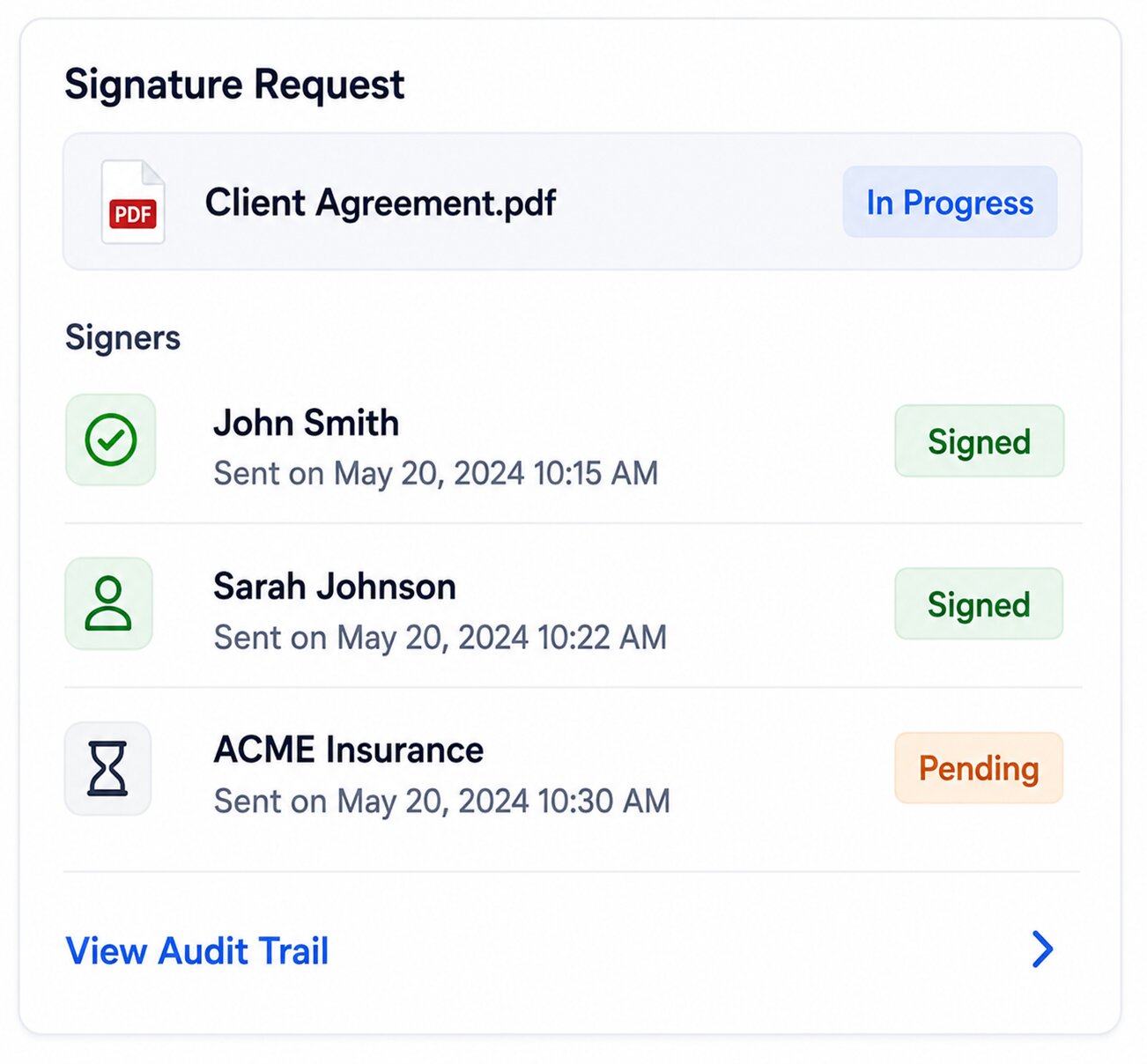 e signature